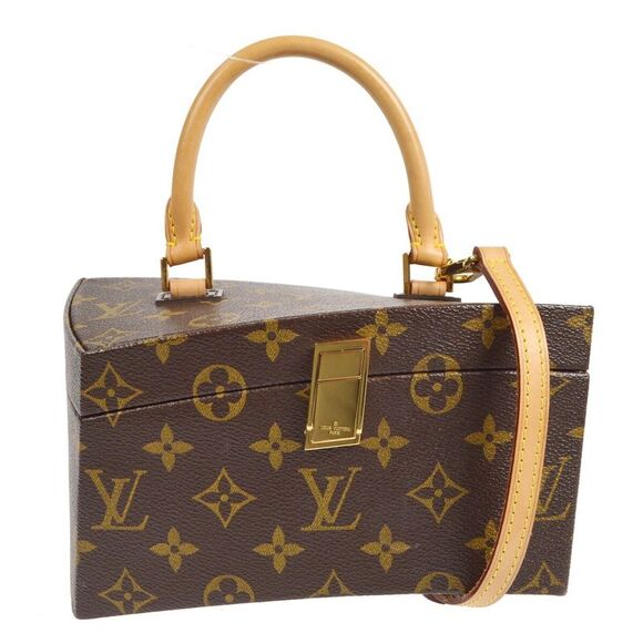 Louis Vuitton Handbags - Louis Vuitton Frank Gehry Twisted Box Bag Monogram Canvas Brown Canvas Handbag